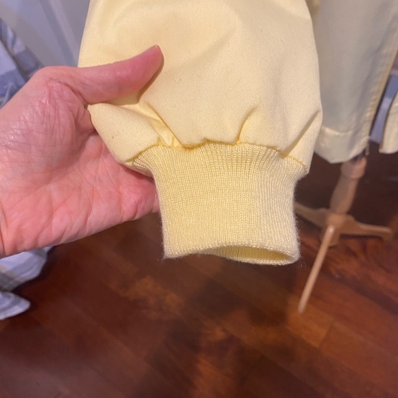 Lacoste Vintage Yellow Men’s Jacket with Plaid Accent - Picture 8 of 8